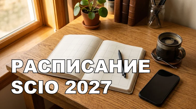 Расписание SCIO 2027: все термины по датам и дням